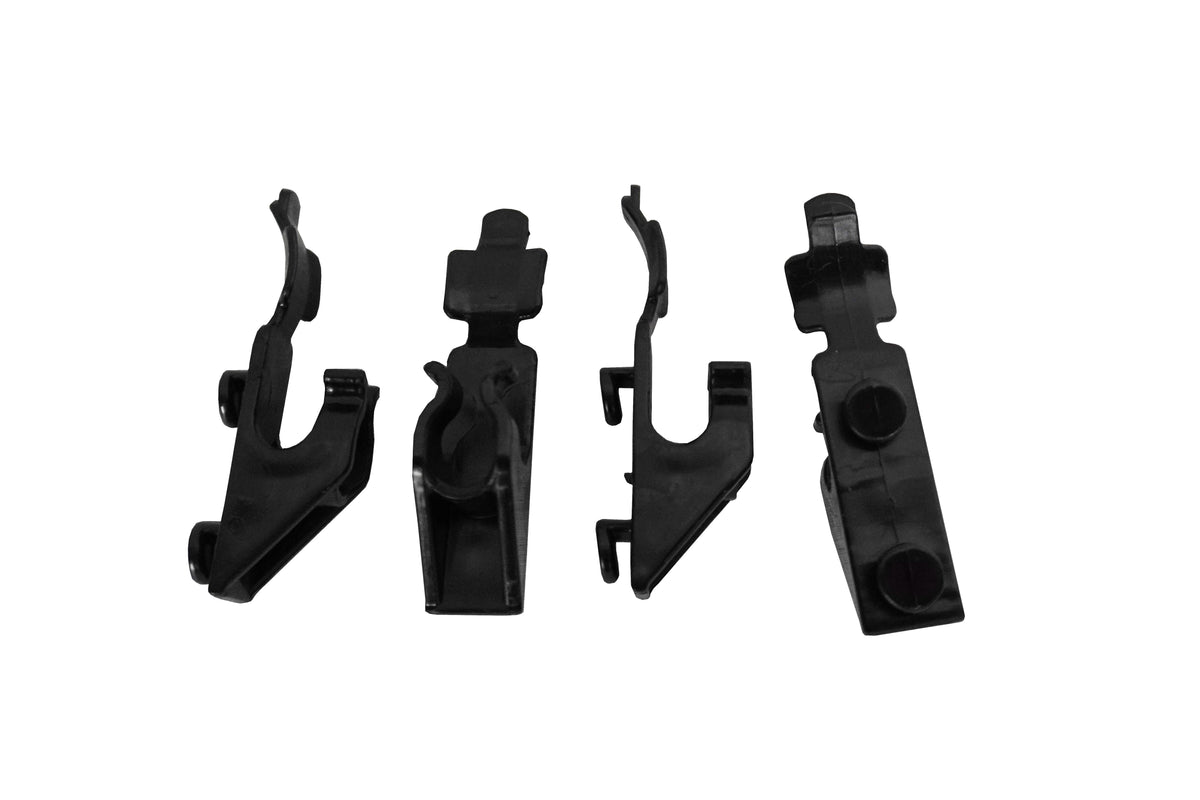 Set 4 clips noir pour vitrine réfrigérée 7487.0170 0175 0180 Combisteel - vue 2 - Accessoires de ventilation pro CHR - Cuistéo