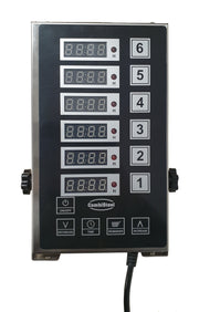 Minuterie de cuisine numérique 6 canaux DKT 6 130x240x36 mm 1.8 watt Combisteel - Thermomètre et Minuteur professionnel CHR - matériel cuisine pro - Cuistéo