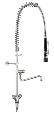 Pré douche de rinçage avec 1 trou 390x975 mm Combisteel - Robinetterie professionnel CHR - matériel cuisine pro - Cuistéo