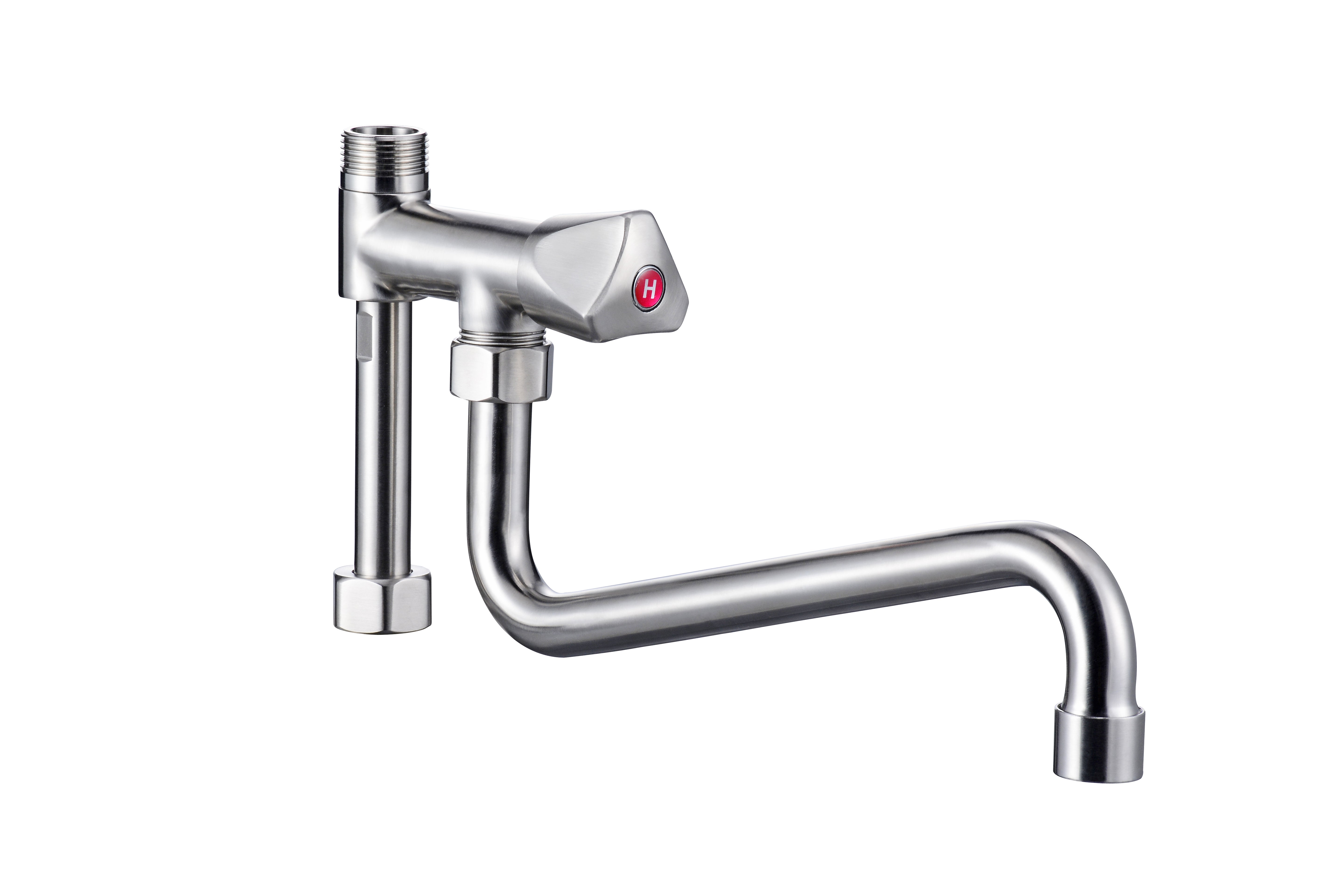 Pré douche de rinçage avec 1 trou 390x975 mm Combisteel - vue 5 - Robinetterie pro CHR - Cuistéo