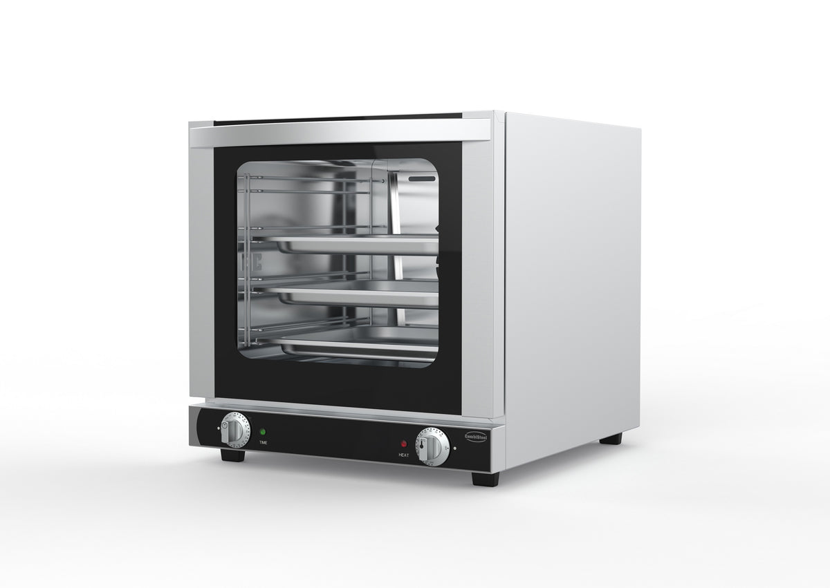 Four à convection électrique 4x GN 2/3 45 l Combisteel - vue 2 - Four à convection pro CHR - Cuistéo