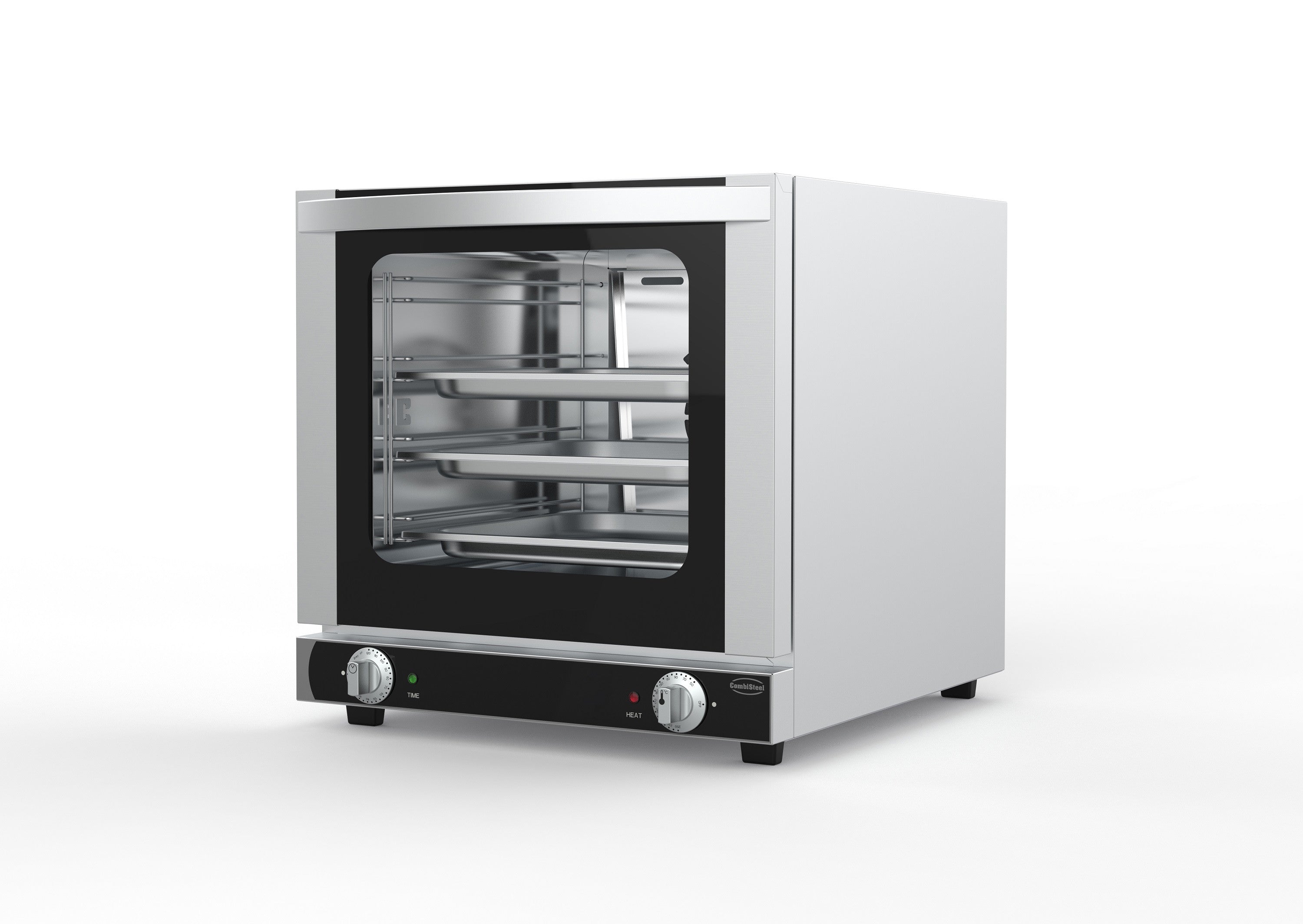 Four à convection électrique 4x GN 2/3 45 l Combisteel - vue 2 - Four à convection pro CHR - Cuistéo