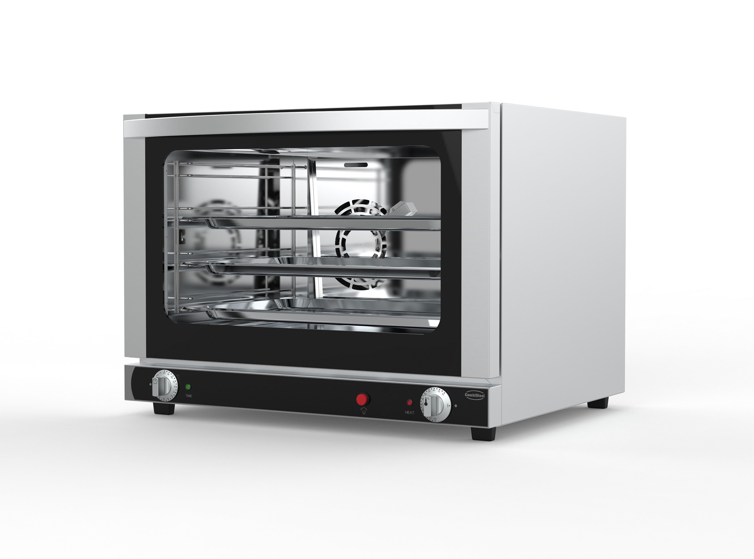 Four à convection électrique humidificateur 4x GN 1/1 65 l Combisteel - vue 2 - Four à convection pro CHR - Cuistéo