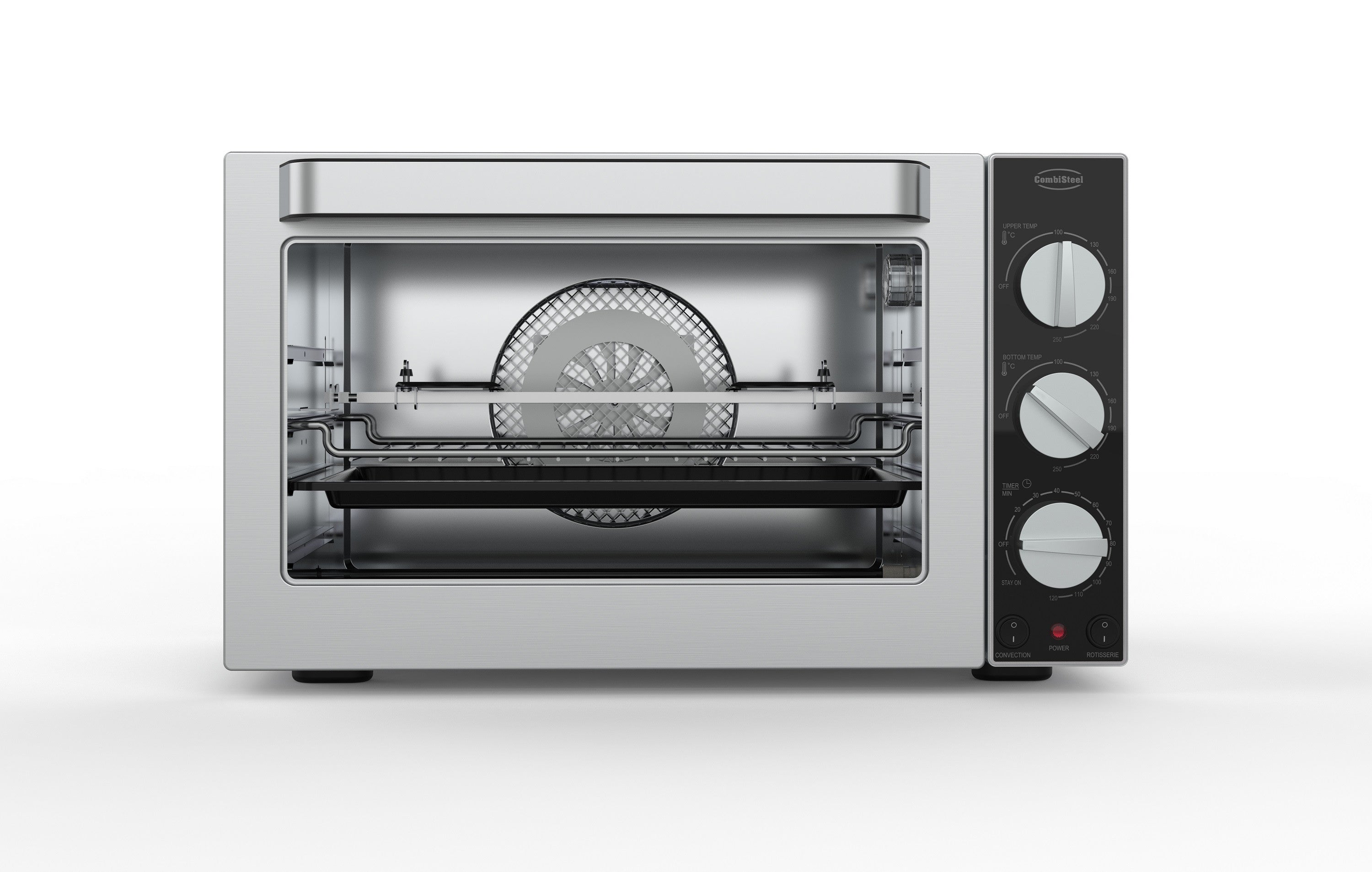 Four à convection électrique Fonction rôtisserie Température +100/+250 42 l Combisteel - Four à convection professionnel CHR - matériel cuisine pro - Cuistéo