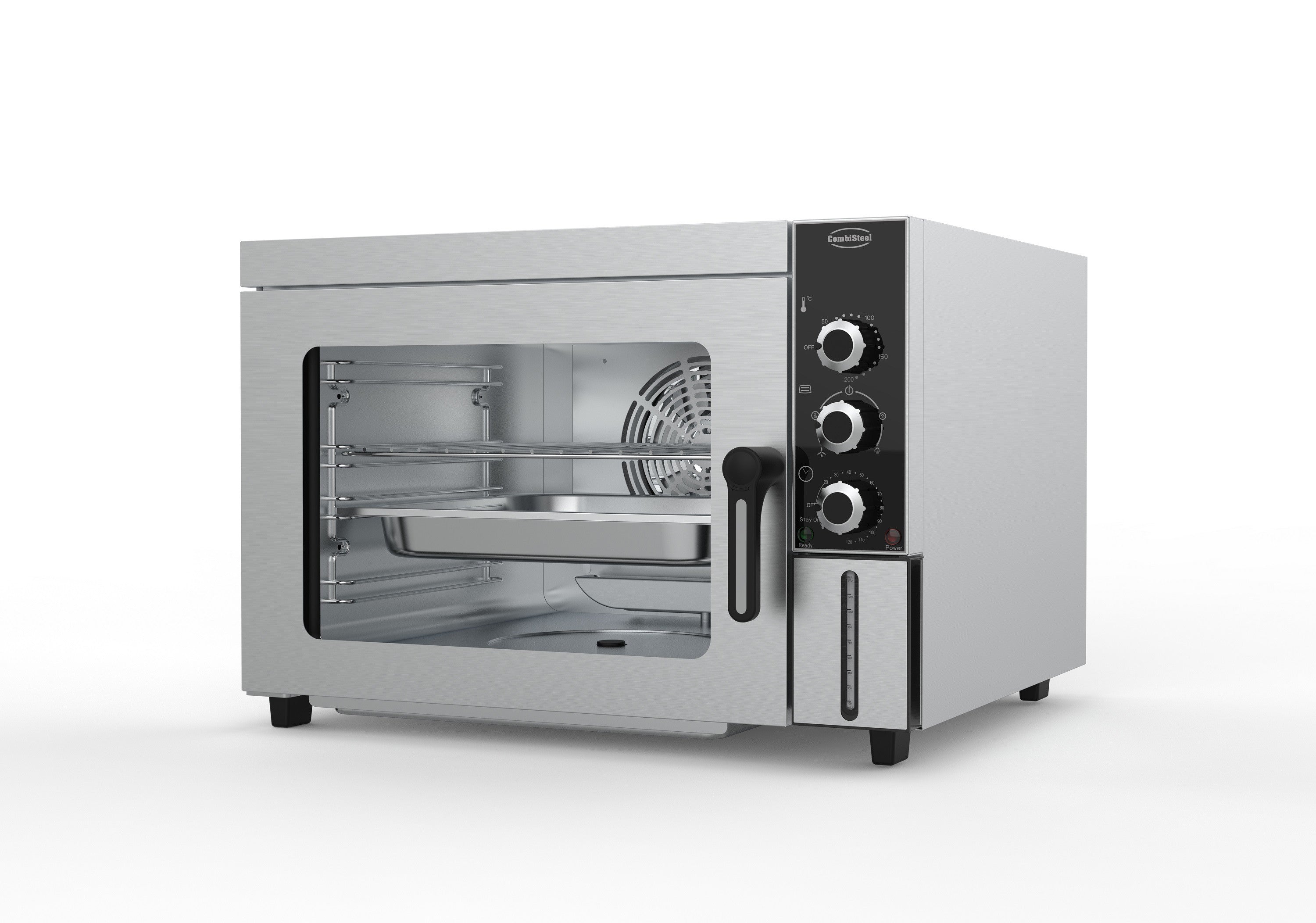 Four à convection/vapeur électrique 3xGN 2/3 433x592x630 mm 2.5 kw 30 l Combisteel - vue 2 - Four mixte pro CHR - Cuistéo