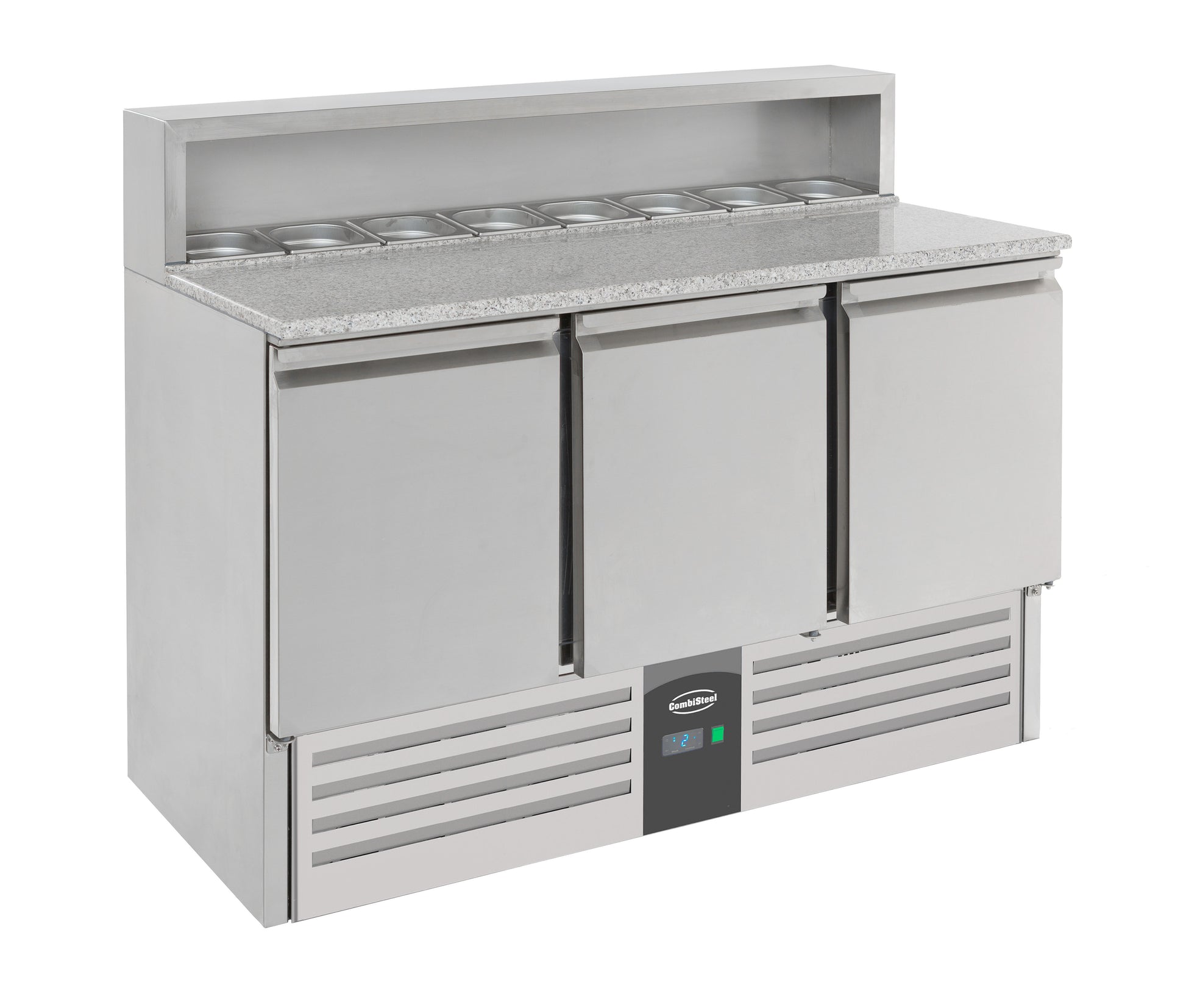 Table de préparation pour pizza 3 portes 1368x700x1090 mm 402 l Combisteel - Table réfrigérée pizza professionnel CHR - matériel cuisine pro - Cuistéo