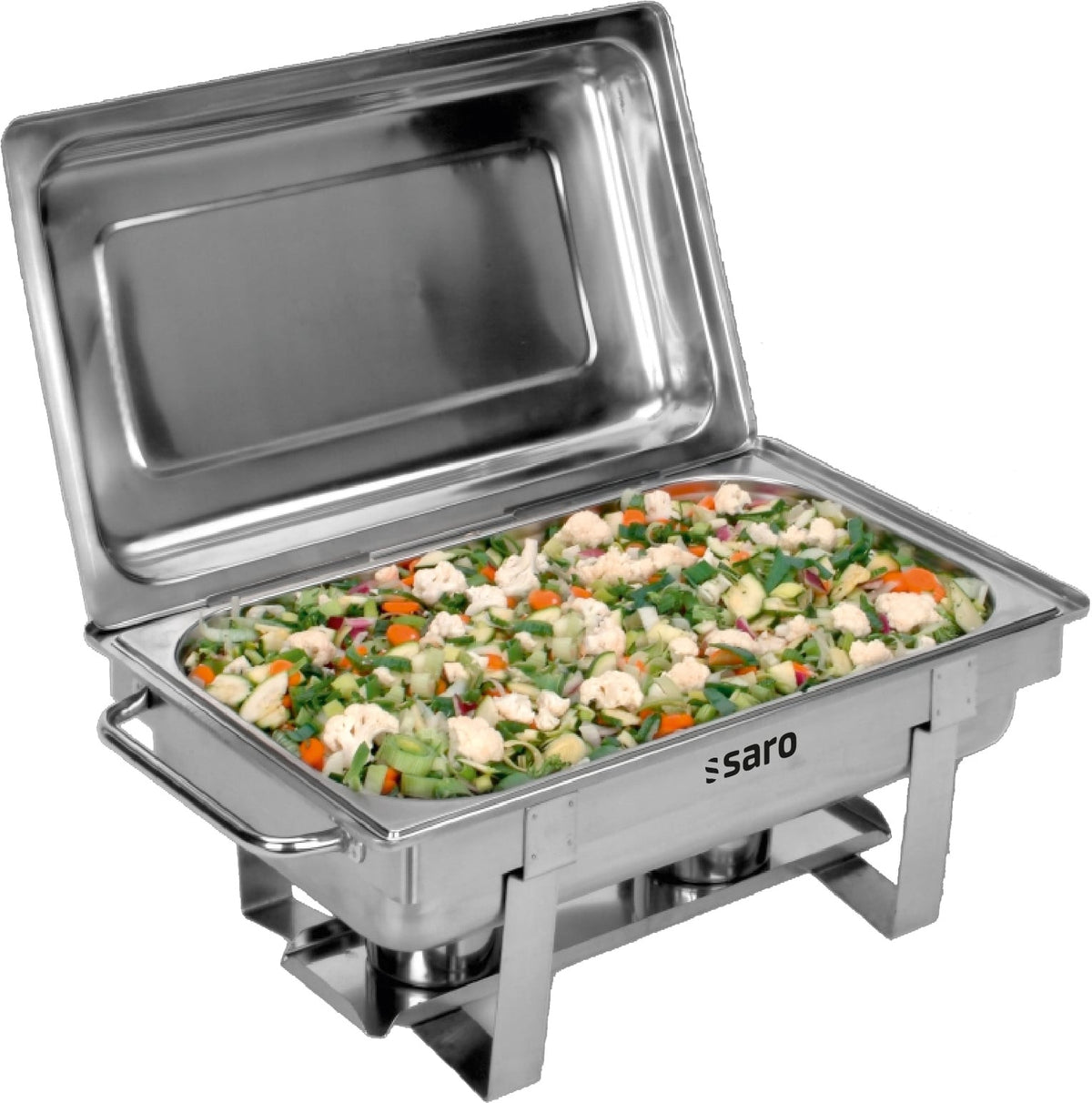 Chauffe-plat - Inox - GN 1/1 - 600x355x320mm - ANOUK 1 Saro - Chafing dish professionnel CHR - matériel cuisine pro - Cuistéo