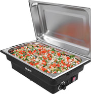Chauffe-plat électrique - Inox - GN 1/1 - 0,9kW - LORENA 3 L Saro - Chafing dish professionnel CHR - matériel cuisine pro - Cuistéo