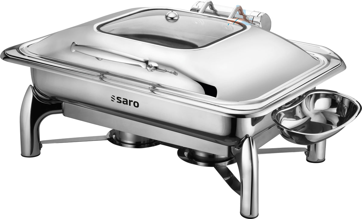 Chafing dish - Inox - GN 1/1 - 9L - Induction - RAINER Saro - Chafing dish professionnel CHR - matériel cuisine pro - Cuistéo