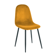 Chaise SIMP Velours - Moutarde - Madrid Mobiliario
