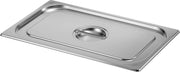 Couvercle GN 1/9 - Inox - Sans découpe - Budget Saro - Couvercle bac inox professionnel CHR - matériel cuisine pro - Cuistéo
