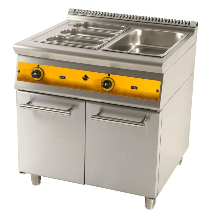 Bain-marie électrique sur placard 1 cuve - 3 kW - 800 x 750 mm - BE8S7 - SER GAS - vue 1