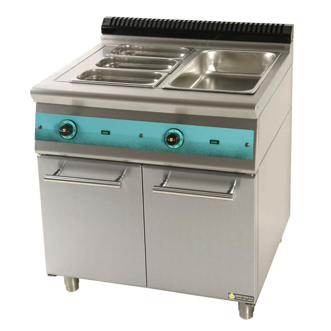 Bain-marie électrique sur placard 1 cuve - 3 kW - 800 x 900 x 850 mm - BE8S9 - SER GAS - vue 1