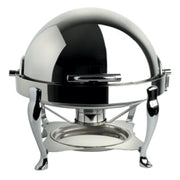 Réchaud "rond" inox, couvercle "roll-top", GN 1/1-65 mm - Diamond