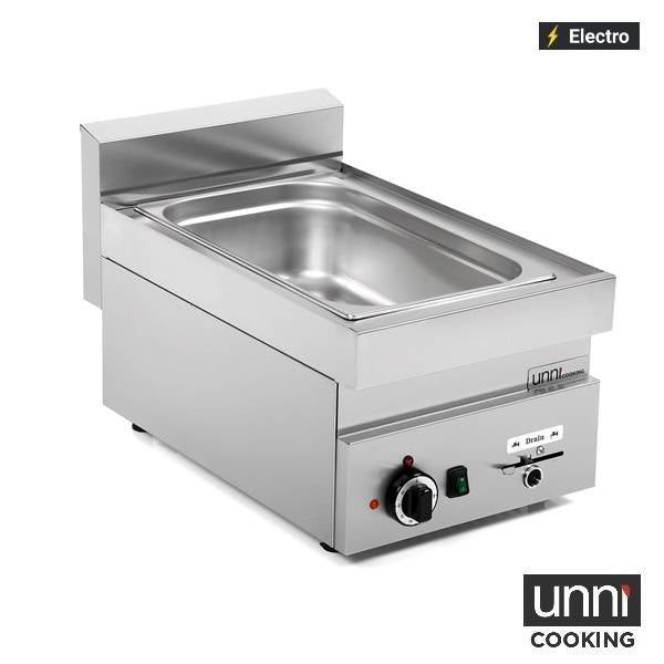 Bain-marie électrique GN 1/1 1,2 kW - L 400 x P 650 x H 300 mm - Unninox