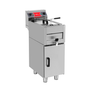 Friteuse électrique sur pieds 10 L - 9 kW 400 V - L 325 x P 650 x H 850 mm - Unninox