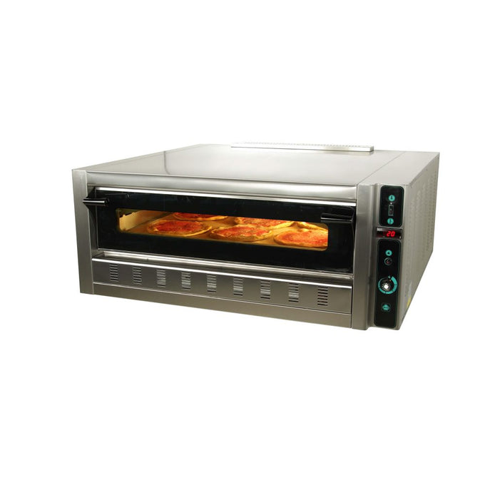 Four à pizza gaz 1 chambre - chambre 1050 x 700 x 170 mm - 20 kW gaz - FG105 - SER GAS - vue 1