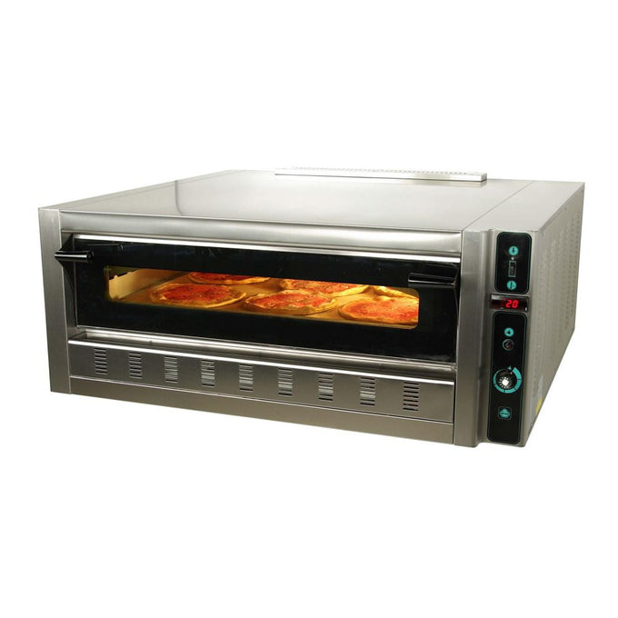 Four à pizza gaz 1 chambre 6 pizzas Ø 30 cm - chambre 910 x 610 x 170 mm - FG6L - SER GAS - vue 1