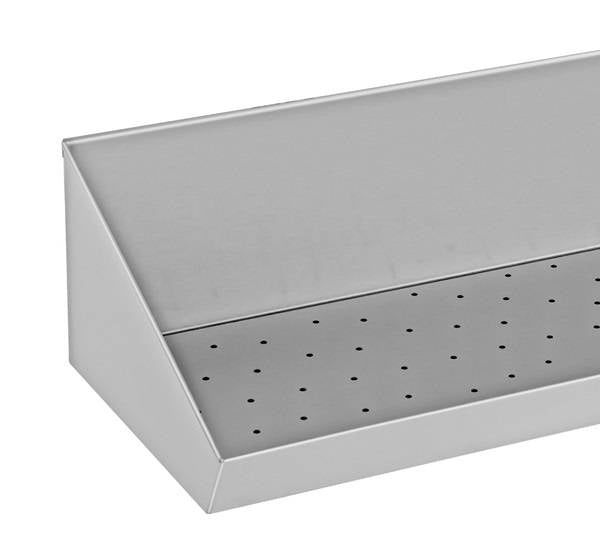 Bac à frites inox avec tamis d'égouttage intégré - L 1200 x P 300 x H 200 mm - Unninox