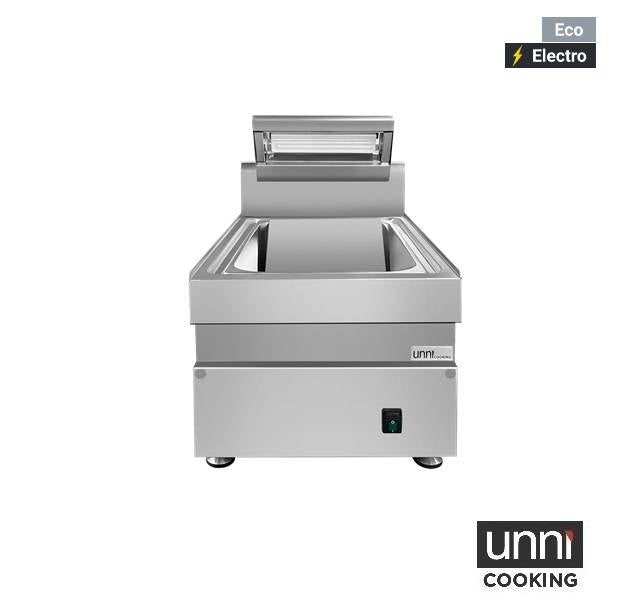 Chauffe-frites électrique 0,75 kW GN 1/1 - L 400 x P 650 x H 595 mm - Unninox