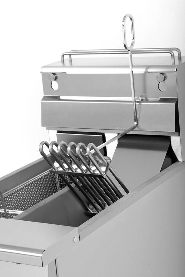 Friteuse électrique 2 x 12,5 L - 18 kW 400 V - L 420 x P 832 x H 850 mm - Unninox