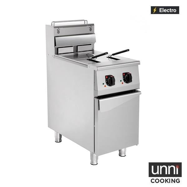 Friteuse électrique 2 x 12,5 L - 18 kW 400 V - L 420 x P 832 x H 850 mm - Unninox