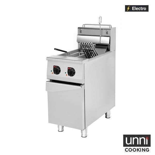 Friteuse électrique 2 x 12,5 L - 18 kW 400 V - L 420 x P 832 x H 850 mm - Unninox