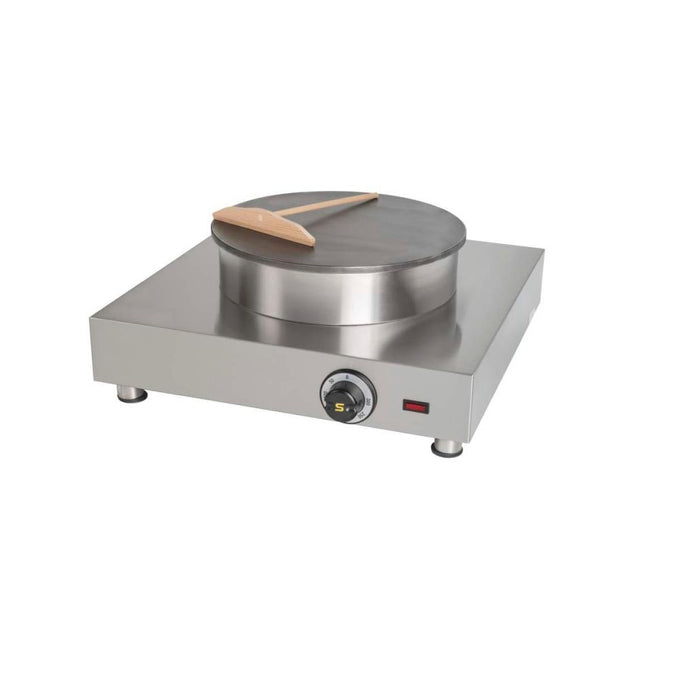 Crêpière électrique 1 plaque Ø 350 mm - 2,5 kW - 500 x 500 x 210 mm - KE1X35 - SER GAS - vue 1