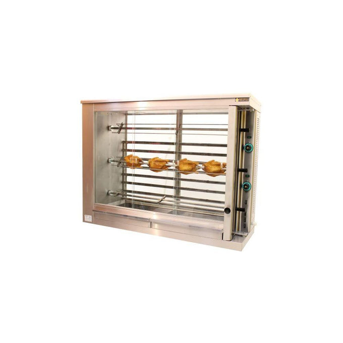 Rôtissoire électrique 3 broches - 8 kW - 1450 x 480 x 1080 mm - KE3 - SER GAS - vue 2