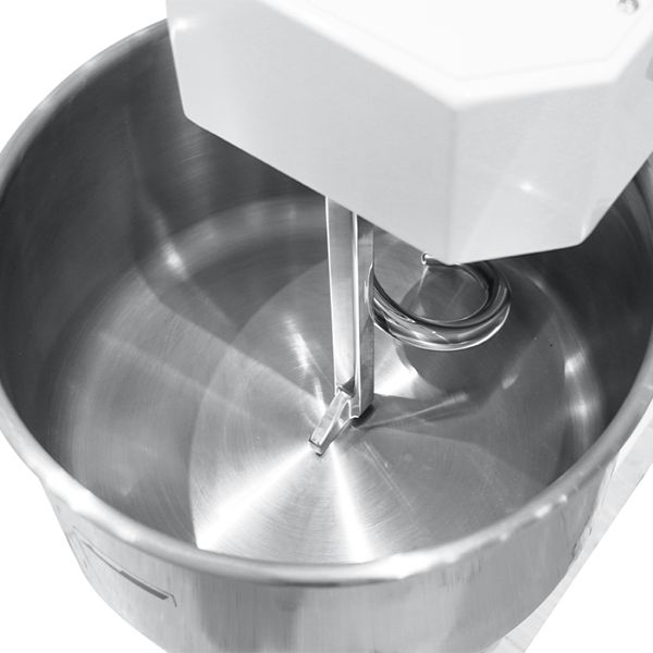 Pétrin à spirale 20 L - 2 vitesses - 0,75 kW 400 V - Unninox