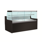 Vitrine réfrigérée viande vitrage droit 1 étagère 175 L - L 1880 x P 975 x H 1285 mm - Unninox