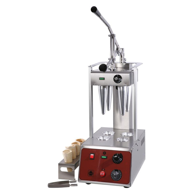 Mouleuse électrique pour pizzas cônes 4 postes - 3,2 kW - PC4 - SER GAS - vue 1