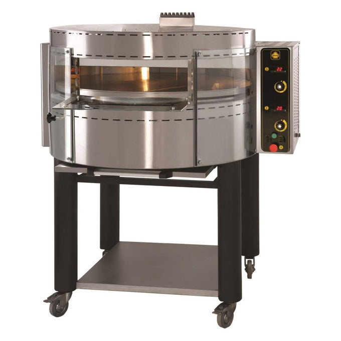Four à pizza gaz à sole tournante - sole Ø 980 mm - 16 kW gaz - RP1 - SER GAS - vue 1