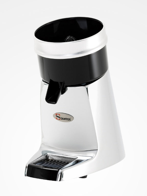 Presse-agrumes chromé 30 L/h - bec 135 mm - 3 ogives - 130 W - N°38C - Santos - vue 3