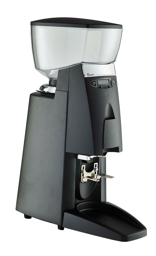 Moulin à café automatique noir support porte-filtre - 25 kg/h - 1100 W - N°55BAR - Santos - vue 2