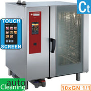 Four gaz "TOUCH" vapeur directe/convection 10x GN 1/1+Cleaning - Diamond