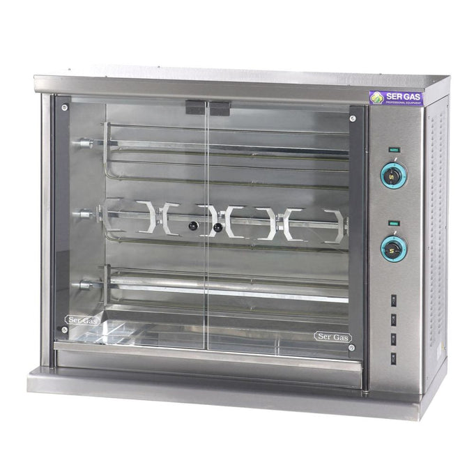 Rôtissoire électrique 3 broches - 6 kW - 1060 x 450 x 840 mm - SE3 - SER GAS - vue 1