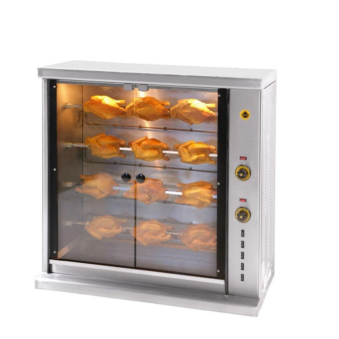 Rôtissoire électrique 4 broches - 8 kW - 1060 x 450 x 1040 mm - SE4 - SER GAS - vue 1