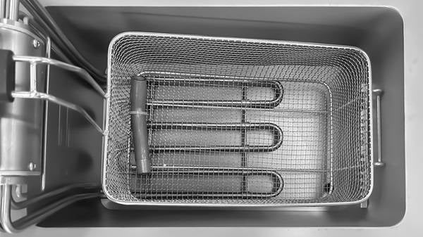 Friteuse électrique à poser 1 x 10 L - 10 kW 400 V - L 400 x P 650 x H 350 mm - Unninox