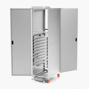 Chariot panier 1 x 10 - 600 x 400, sans porte - Support et glissière pour four - Venix
