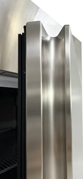 Armoire réfrigérée négative inox 1 porte - 650 L - de -22 à -18 °C - classe E - L 740 x P 830 x H 2010 mm - Unninox