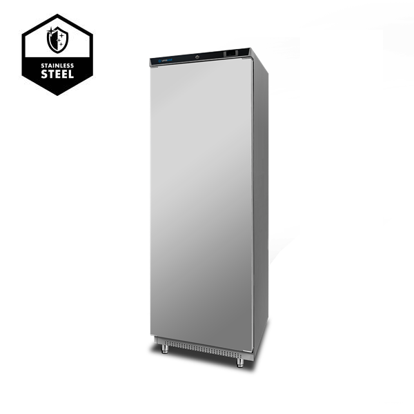 Armoire réfrigérée positive inox - 400 L - 1 porte pleine - L 600 x P 615 x H 1920 mm - Unninox