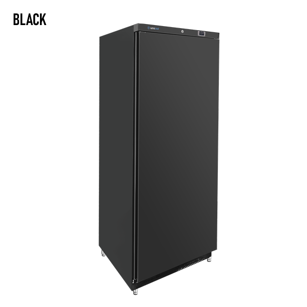 Armoire réfrigérée négative noire - 600 L - de -18/-23 °C - froid statique - Unninox