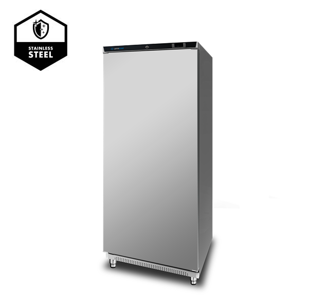 Armoire réfrigérée négative inox - 600 L - de -18/-23 °C - froid statique - Unninox