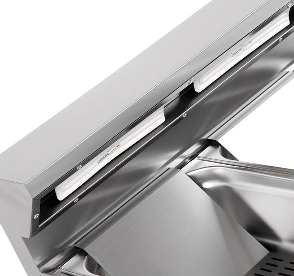 Chauffe-frites électrique 3 kW - L 700 x P 650 x H 300 mm - Unninox