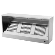 Hotte caisson inox - L 1000 x P 1100 x H 400 mm - Unninox