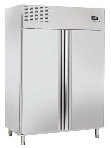 Armoire congélateur 1300L QPN 1640 porte réversible 10 glissières R600a LED 2050mm - Cool Head 750 W Coolhead - Armoire réfrigérée négative professionnel CHR - matériel cuisine pro - Cuistéo