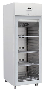 Armoire Congélateur GN2/1 QNG 6 - 546L Écologique R290 Porte Verre LED Fermeture Auto - Cool Head 700x891x2045 mm 470 W Coolhead - Armoire réfrigérée négative professionnel CHR - matériel cuisine pro - Cuistéo