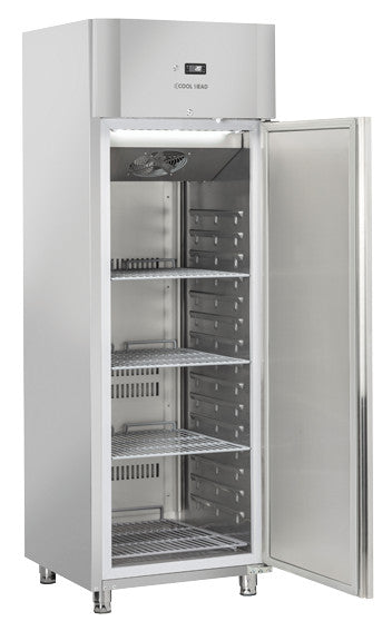 Armoire réfrigérée 400L QR 4 avec porte réversible éclairage LED et isolation R290 - Cool Head 680x730x1975 mm 180 W Coolhead - Armoire réfrigérée positive professionnel CHR - matériel cuisine pro - Cuistéo
