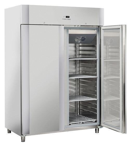 Armoire réfrigérée GN 2/1 QR 12 - 1255L - Économie d'énergie - R290 - Lumières LED & Serrures - Cool Head 1400x823x2075 mm 286 W Coolhead - Armoire réfrigérée positive professionnel CHR - matériel cuisine pro - Cuistéo